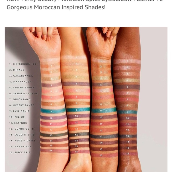 Fenty Morrocain Spice Eyeshadow Palette - Picture 3 of 5